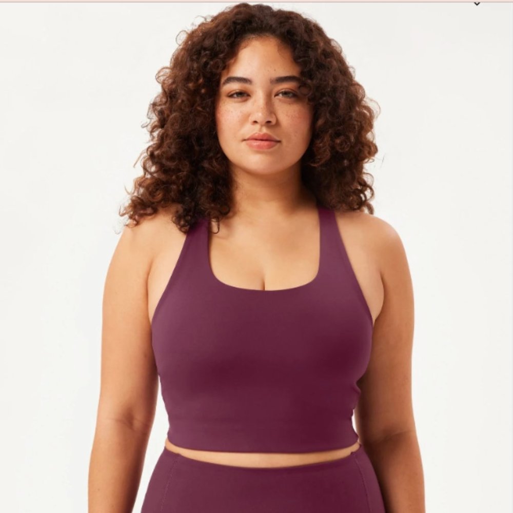 GF Collective Paloma Sports Bra Plum Size Small
